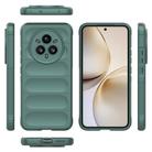 For Realme 14 Pro+ 5G Magic Shield TPU + Flannel Phone Case(Dark Green) - 3