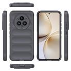 For Realme 14 Pro+ 5G Magic Shield TPU + Flannel Phone Case(Dark Grey) - 3