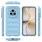 For Realme 14 Pro+ 5G Magic Shield TPU + Flannel Phone Case(Light Blue) - 3