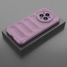For Realme 14 Pro+ 5G Magic Shield TPU + Flannel Phone Case(Purple) - 2