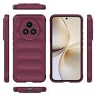 For Realme 14 Pro+ 5G Magic Shield TPU + Flannel Phone Case(Wine Red) - 3