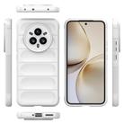 For Realme 14 Pro+ 5G Magic Shield TPU + Flannel Phone Case(White) - 3
