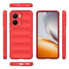 For Realme P3 5G Global Magic Shield TPU + Flannel Phone Case(Red) - 3