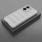 For Realme P3 5G Global Magic Shield TPU + Flannel Phone Case(Grey) - 2
