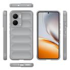 For Realme P3 5G Global Magic Shield TPU + Flannel Phone Case(Grey) - 3