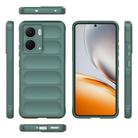 For Realme P3 5G Global Magic Shield TPU + Flannel Phone Case(Dark Green) - 3