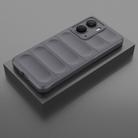 For Realme P3 5G Global Magic Shield TPU + Flannel Phone Case(Dark Grey) - 2