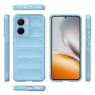 For Realme P3 5G Global Magic Shield TPU + Flannel Phone Case(Light Blue) - 3