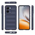 For Realme P3 5G Global Magic Shield TPU + Flannel Phone Case(Dark Blue) - 3