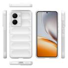 For Realme P3 5G Global Magic Shield TPU + Flannel Phone Case(White) - 3