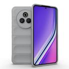 For Realme P3 Pro 5G Global Magic Shield TPU + Flannel Phone Case(Grey) - 1