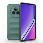 For Realme P3 Pro 5G Global Magic Shield TPU + Flannel Phone Case(Dark Green) - 1