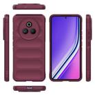 For Realme P3 Pro 5G Global Magic Shield TPU + Flannel Phone Case(Wine Red) - 3