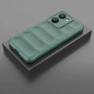For Realme P3 Ultra 5G India Magic Shield TPU + Flannel Phone Case(Dark Green) - 2