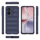 For Realme 14 5G Global Magic Shield TPU + Flannel Phone Case(Dark Blue) - 3