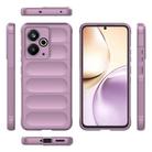 For Realme 14T 5G Global Magic Shield TPU + Flannel Phone Case(Purple) - 3