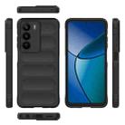 For Realme C73 5G Global / Narzo 80 Lite Magic Shield TPU + Flannel Phone Case(Black) - 3