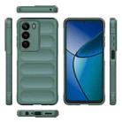 For Realme C73 5G Global / Narzo 80 Lite Magic Shield TPU + Flannel Phone Case(Dark Green) - 3