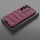 For Realme C73 5G Global / Narzo 80 Lite Magic Shield TPU + Flannel Phone Case(Wine Red) - 2