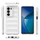 For Realme C73 5G Global / Narzo 80 Lite Magic Shield TPU + Flannel Phone Case(White) - 3