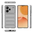 For Realme P4 Pro 5G India Magic Shield TPU + Flannel Phone Case(Grey) - 3