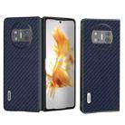 For Huawei Mate X3 ABEEL Carbon Fiber Texture Protective Phone Case(Dark Blue) - 1