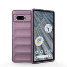 For Google Pixel 7a Magic Shield TPU + Flannel Phone Case(Purple) - 1