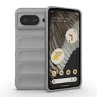 For Google Pixel 8 5G Magic Shield TPU + Flannel Phone Case(Grey) - 1