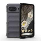 For Google Pixel 8 5G Magic Shield TPU + Flannel Phone Case(Dark Grey) - 1