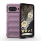 For Google Pixel 8 5G Magic Shield TPU + Flannel Phone Case(Purple) - 1