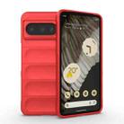 For Google Pixel 8 Pro 5G Magic Shield TPU + Flannel Phone Case(Red) - 1