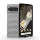 For Google Pixel 8 Pro 5G Magic Shield TPU + Flannel Phone Case(Grey) - 1