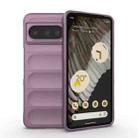 For Google Pixel 8 Pro 5G Magic Shield TPU + Flannel Phone Case(Purple) - 1