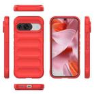 For Google Pixel 9 Pro 5G Magic Shield TPU + Flannel Phone Case(Red) - 3