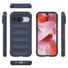 For Google Pixel 9 Pro 5G Magic Shield TPU + Flannel Phone Case(Dark Blue) - 3