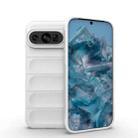 For Google Pixel 9 Pro 5G Magic Shield TPU + Flannel Phone Case(White) - 1