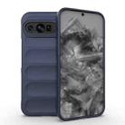 For Google Pixel 9 Pro XL 5G Magic Shield TPU + Flannel Phone Case(Dark Blue) - 1