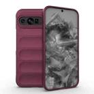 For Google Pixel 9 Pro XL 5G Magic Shield TPU + Flannel Phone Case(Wine Red) - 1