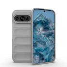 For Google Pixel 9 5G Global Magic Shield TPU + Flannel Phone Case(Grey) - 1