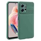 For Xiaomi Redmi Note 11 4G Twill Texture TPU Shockproof Phone Case(Green) - 1