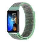 For Huawei Band 8 16mm Woven Nylon Loop Watch Band(Blue Sea) - 1