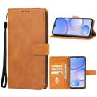 For Huawei nova Y71 Leather Phone Case(Brown) - 1