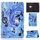 For Lenovo Tab M10 Plus TB-X606F Colored Drawing Horizontal Flip Leather Case with Holder & Card Slots & Sleep / Wake-up Function(Sheet Music) - 1