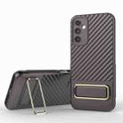 For Samsung Galaxy A14 5G Wavy Textured Phone Case (Brown) - 1