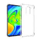 For Xiaomi Redmi Note 9 Shockproof Non-slip Waterproof Thickening TPU Protective Case(Transparent) - 1