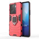 For vivo iQOO Z7x 5G Magnetic Ring Holder PC + TPU Phone Case(Red) - 1