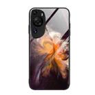 For Huawei P60 Art Marble Pattern Glass Protective Phone Case(Typhoon) - 1
