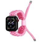 Stretch Plain Silicone Bean Watch Band For Apple Watch 4 40mm(Light Pink) - 1