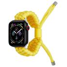 Stretch Plain Silicone Bean Watch Band For Apple Watch 3 42mm(Yellow) - 1