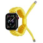 Stretch Plain Silicone Bean Watch Band For Apple Watch SE 2023 40mm(Yellow) - 1